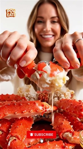 King Crab ASMR – Giant King Crab Legs + Butter Dip