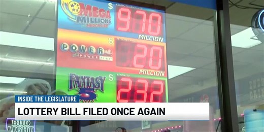 State lottery bill filed once again in Alabama legislature