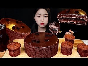 ASMR MUKBANG🎂Tous Les Jours Chocolate Cake *Gateau Chocolat* EATING SOUNDS