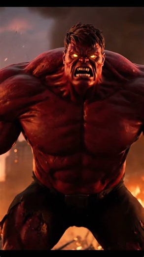 Hulk vs red hulk #hulk #redhulk