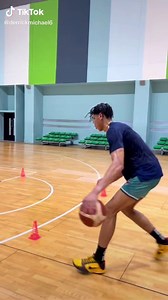 Basketball Practice Drills in Indoor Gymnasium