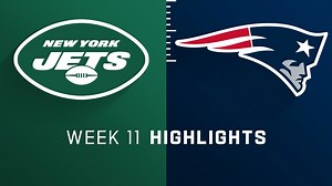 Jets vs. Patriots Highlights | NFL Week 11