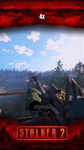 4x scope for the PKM is basically a brand-new sniper rifle ☢️ STALKER 2 #stalker2 #gaming #shorts