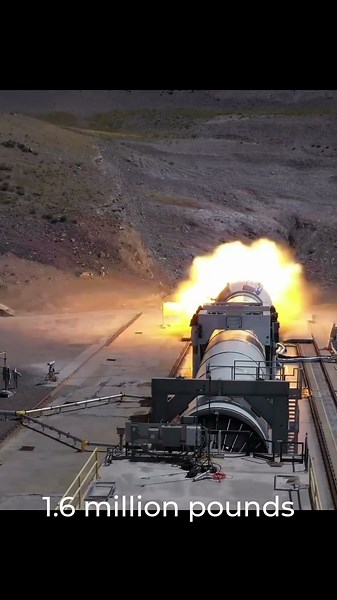 NASA fired the most powerful solid rocket ever built in the Utah desert