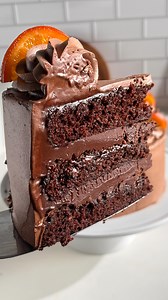 34K views · 2K reactions | moist Chocolate Orange Layer Cake This...