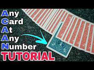 Spectator's Card At Their Number - ACAAN Card Magic TUTORIAL!