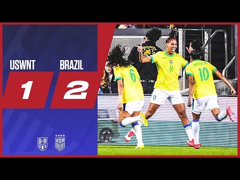 Brazil shock USA in San Jose | USWNT 1-2 Brazil | Official Game Highlights