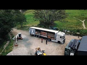 Cask Arrival: Four Roses Bourbon Barrels Arriving at the Isle of Raasay Distillery