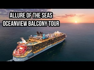 Ocean View Balcony Stateroom Full Tour | Allure Of The Seas Royal Caribbean Cruise Line