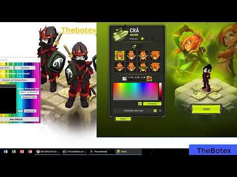 [DOFUS] TheColorBotex [Tutoriel Skin Dofus] :Skin dofus et gérer ses couleurs