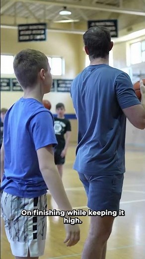 Youth Basketball Keep High Finishing Drill
