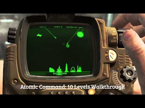Fallout 4: Atomic Command - 10 Levels Walkthrough (High Score by edepot)