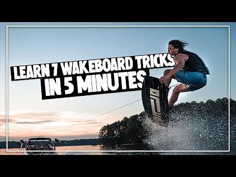 Learn 7 Wakeboard Tricks in 5 Minutes!