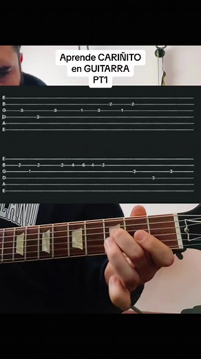 Aprende a tocar Cariñito en guitarra fácilmente