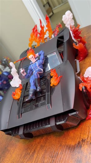 Robbie Reyes Ghost Rider car? Haslab marvel legends??#actionfigures #marvellegends #ghostrider