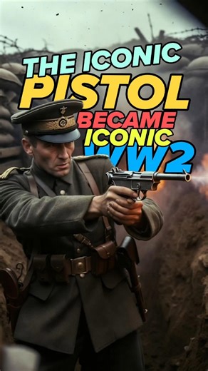 Luger P08: Iconic Pistol that Became a Symbol of World War. #shorts #history #historicalweapons #ww2