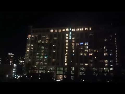 Night Ride on Amtrak Silver Meteor Through Virginia | Window View Southbound Journey