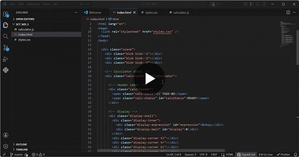 #webdevelopment #javascript #html #css #frontenddevelopment #responsivedesign #skillcrafttechnology #internship #webdevjourney | Sri Krutha Kuneti