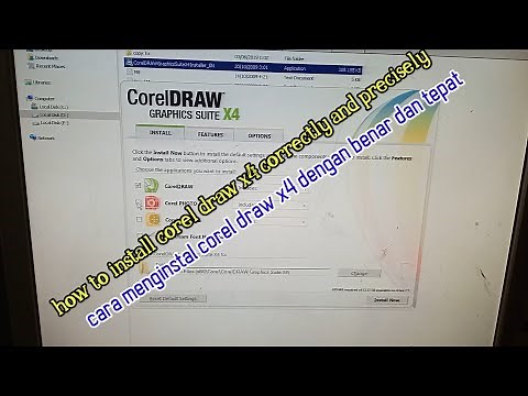 how to install corel draw x4 correctly and precisely