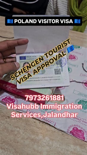 visahubb on Instagram: "POLAND TOURIST VISA APPROVALS, 🇪🇺. VISAHUBB IMMIGRATION SERVICES,JALANDHAR 7973261881, 01815061881"