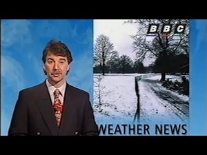 BBC1 Weather and Closedown - 22nd February 1996