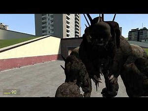 Gmod mech puppet rig. PAC3 / BFW_V5 E2 mech animation test footage.