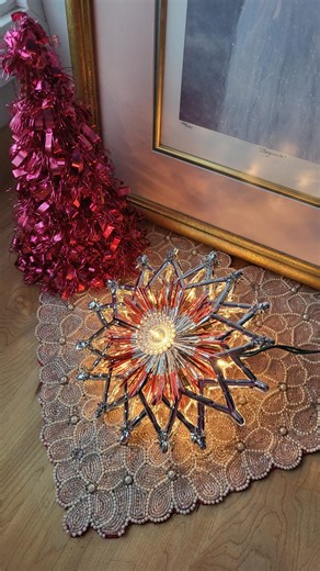 Vintage Lighted Christmas Tree Topper 10 Point White Clear Lighted Star - Plug in Tree Topper - Christmas Decor - Gift - Etsy