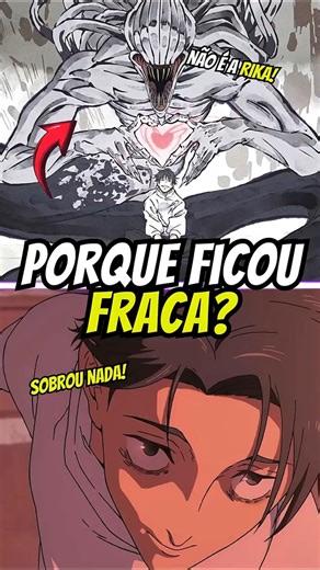 POR QUE A RIKA FICOU FRACA? O SEGREDO DO YUTA OKKOTSU! 💍👹 #jujutsukaisen #anime