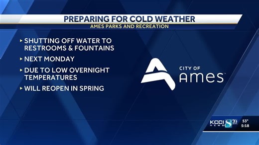 City of Ames preparing for cold weather