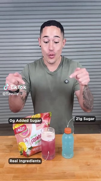 Time to make the swap! 💧🍋 Ditch the sugar-loaded drinks — FlavCity’s Anytime Essentials = clean hydration with collagen, fiber & electrolytes. #HydrationHack #CleanIngredients #GlowFromWithin #FunctionalWellness #ShopViralMarket