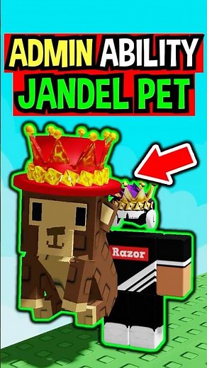 SECRET JANDEL PET in Roblox Grow a Garden..