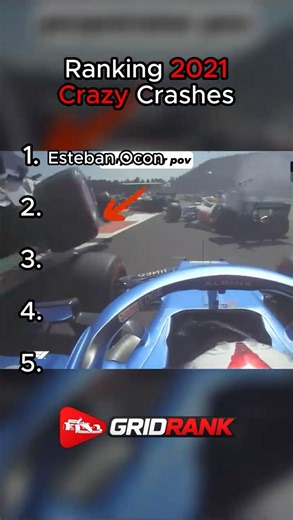 Ranking 2021 Crazy Crashes 🏎️💥