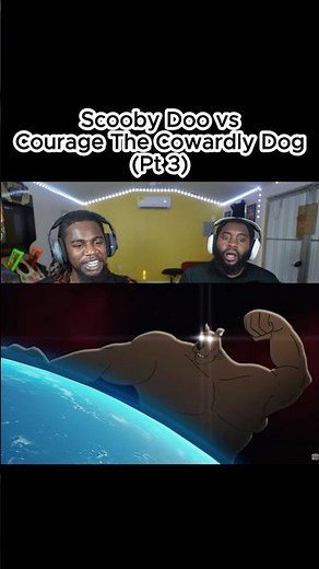 Scooby & Courage Go All Out #deathbattle #scoobydoo #courage #shorts #viral #animation #fyp