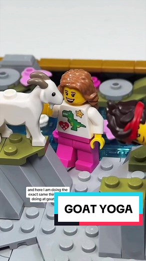 LEGO goat yoga studio 🐐 #ad #lego #ninjago #goatyoga #yoga #goat #legogoat #moc