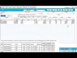 Speed Plus 9.0 : How to Input Complex Bills Entry with Calculated Additional Fields and Subitems.