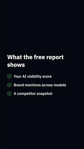 Free AI Visibility Report: Check How ChatGPT Sees Your Brand | LLM Pulse