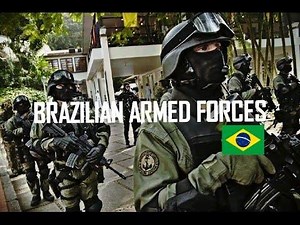 The Brazilian Armed Forces (Forças Armadas Brasileiras) is the unified military organization comprising the Brazilian Army (including the Brazilian Army Aviation), the Brazilian Navy (including the Brazilian Marine Corps and Brazilian Naval Aviation) and the Brazilian Air Force. Brazil's armed forces are the third largest in the Americas, after the United States and Colombia, and the largest in Latin America by the level of military equipment, with 318,480 active-duty troops and officers. With n