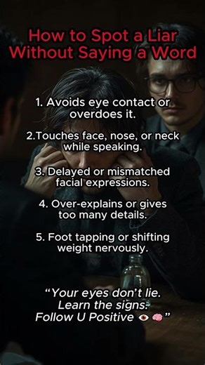 5 Body Language Cues That Reveal Someone Is Lying