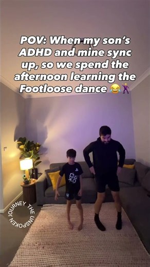When Our ADHD Syncs 😂 | Dad & Son Learn the Footloose Dance