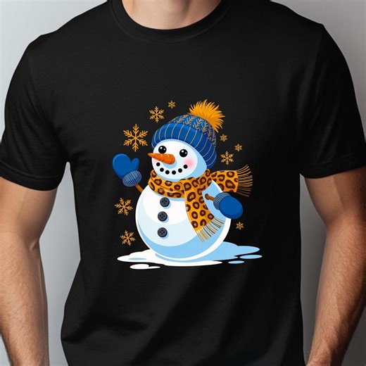 Christmas Snowman Clipart, Winter Holiday Graphics (digital Download) - Etsy