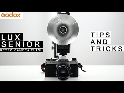 Godox Lux Senior Review Tips Tricks and Tutorial Featuring Nikon ZfC, Pentax K1000 Cadet Retro Flash