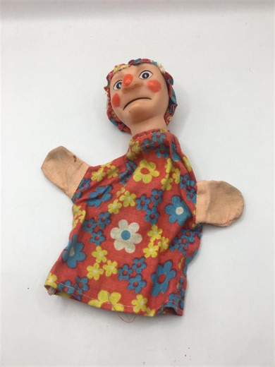 Vintage Hand Puppet Punch: Punch & Judy Puppets 1970s - Etsy