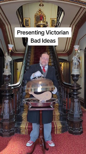 Glanmore Presents Victorian Bad Ideas - Whale Hotels. To be fair it isn't clear how often this actually happened. The idea was to use the decomposing blubber of a deceased whale as an enveloping poultice to treat rheumatism. We aren't saying that the idea is without merit, who knows? But it certainly is icky!!! From Australia, the 'Pall Mall Gazette' 1896. #nopestalgia #museum #museumtok #history #historytok #victorian #victorianmedicine #victorianera #victorianaesthetic #victoriantiktok #histor