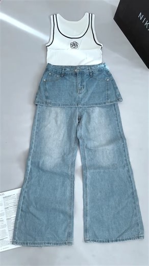 ‎.پیراهن. تیشرت.شلوار.کت.اکسسوری.کراپ.مسترکوالیتی‎ | ‎⁨ زیبا ترین شلوار جین رو براتون موجود کردیم😍 شلوار جین برند /کرهBALENCYIDA سایزبندی/۳۸/۴۰/۴۲ رنگش آبی جین روشن (Light Blue Denim) شلوار...‎ | Instagram