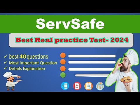 ServSafe Manager Practice Test 2024 | best 40 Questions