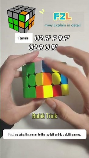 Multi-directional F2L (easy to learn) #rubikscube
