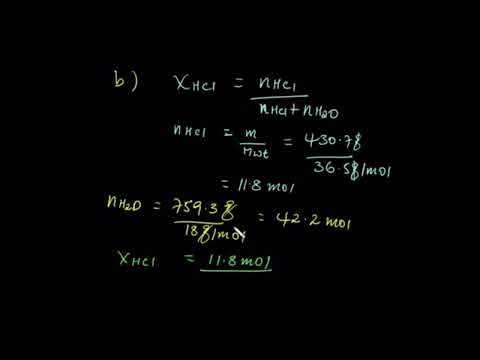 Chemistry Grade 10 Unit 2 Conversion of Concentration unit
