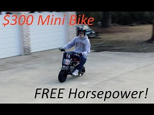 Cheap Mini Bike Mods! Pt. 1
