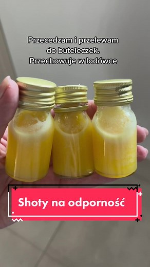 Domowe shoty na odporność z imbirem i kurkumą