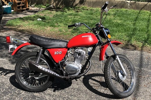 No Reserve: 1973 Honda SL100 Motosport